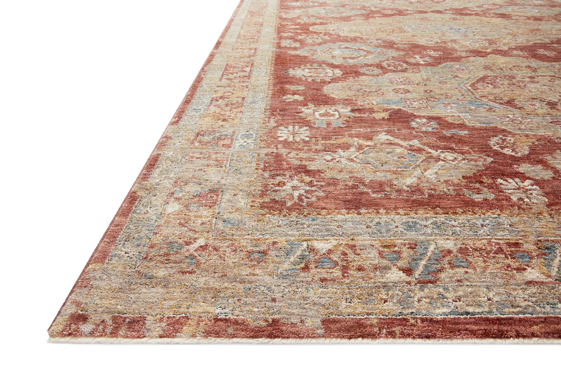 Gaia Gold / Brick 11'-6" x 15'-5" Area Rug - GAA-02 - 11'-6" x 15'-5"