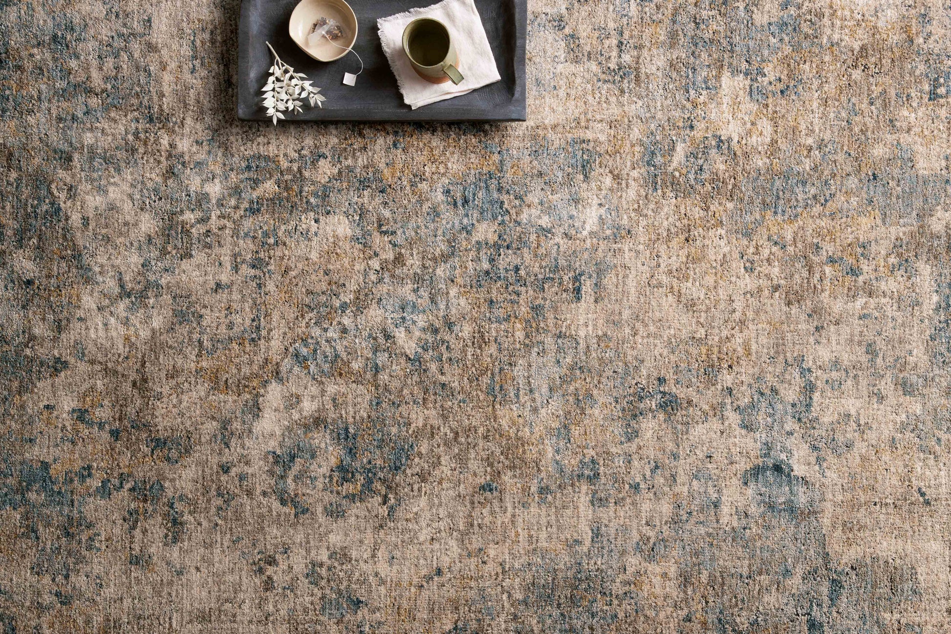 Gaia Taupe / Denim 11'-6" x 15'-5" Area Rug - GAA-03 - 11'-6" x 15'-5"