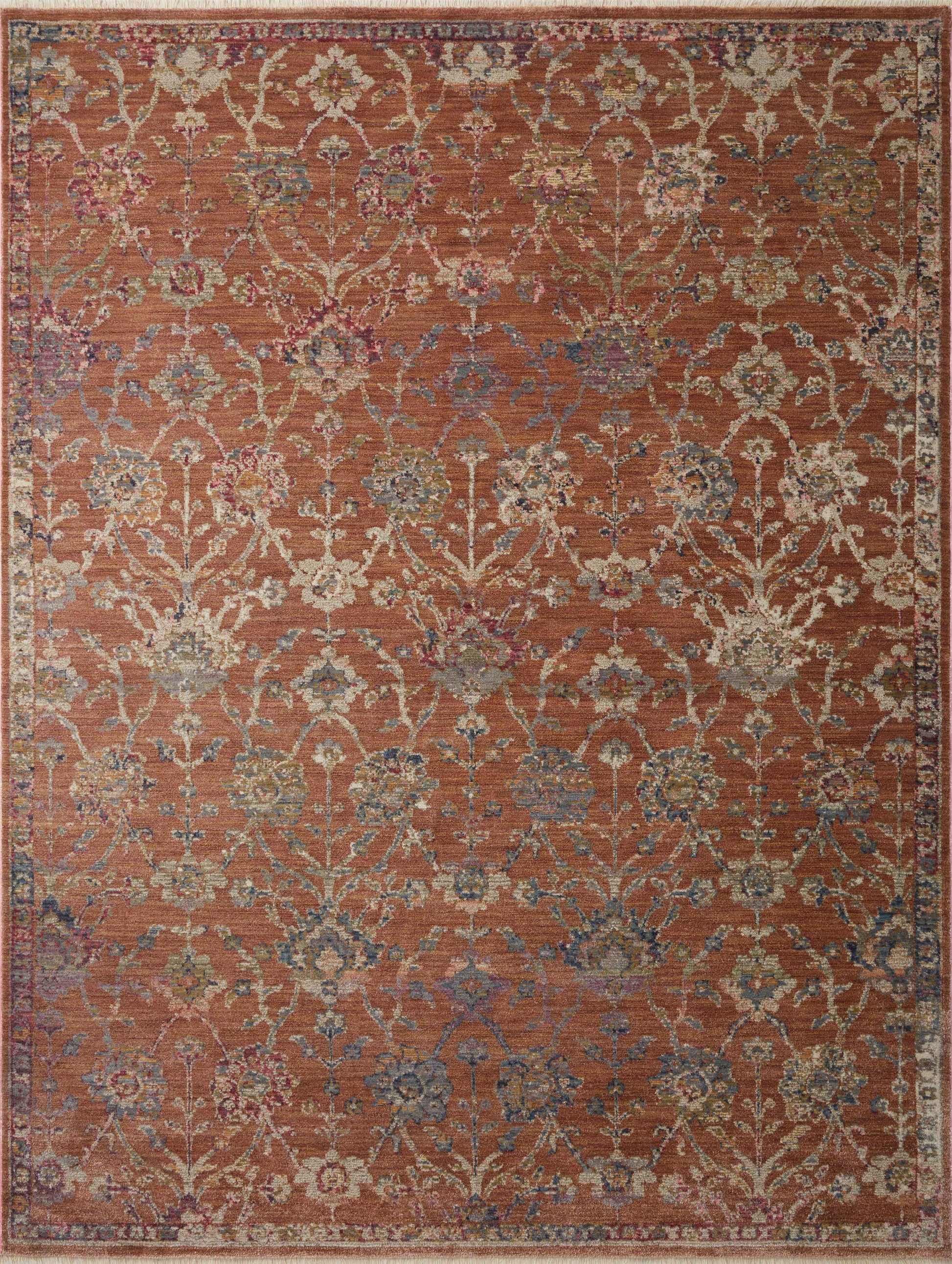 Giada Terracotta / Multi 11'-6" x 15'-6" Area Rug - GIA-05 - 11'-6" x 15'-6"
