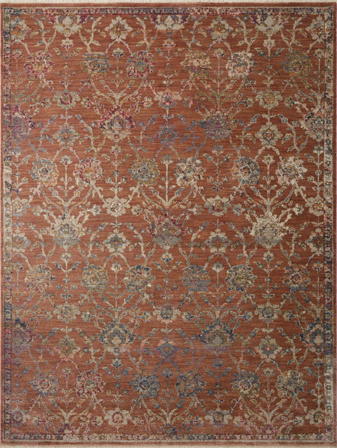 Giada Terracotta / Multi 11'-6" x 15'-6" Area Rug - GIA-05 - 11'-6" x 15'-6"