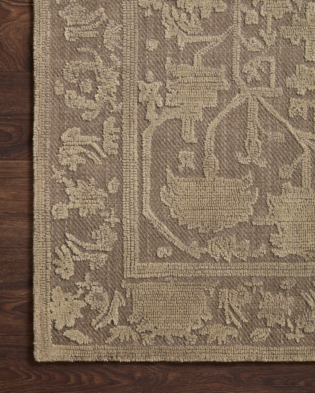 Gloria Bark / Khaki Rug, Magnolia Home by Joanna Gaines x Loloi