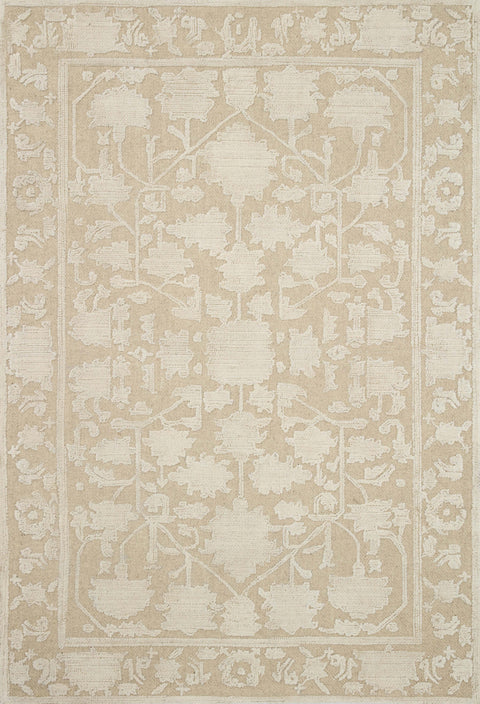 Magnolia Home By Joanna Gaines x Loloi Gloria Natural / Ivory 9'-3" x 13' Area Rug - GLO-01 - 9'-3" x 13'