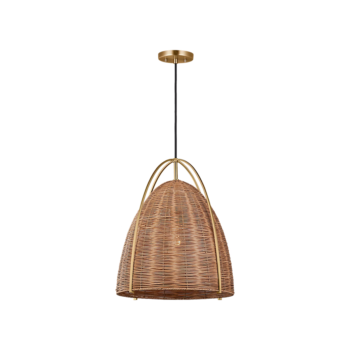 Norman Large Wicker Pendant
