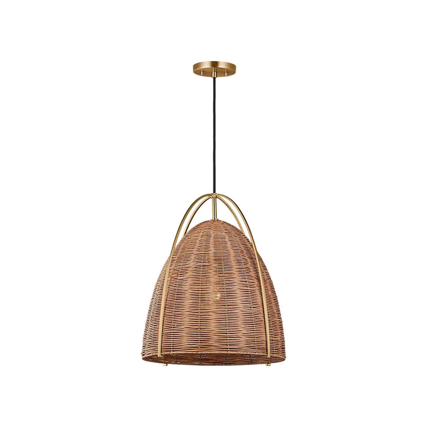 Norman Large Wicker Pendant