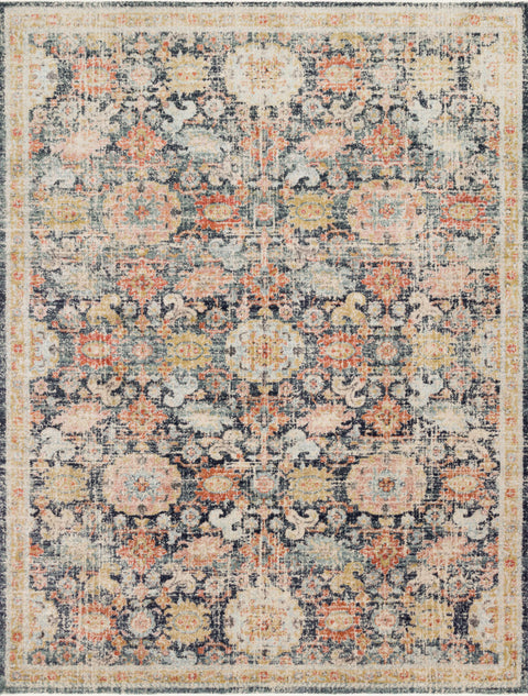 Magnolia Home By Joanna Gaines x Loloi Graham Blue / Multi 9'-6" x 12'-6" Area Rug - GRA-05 - 9'-6" x 12'-6"