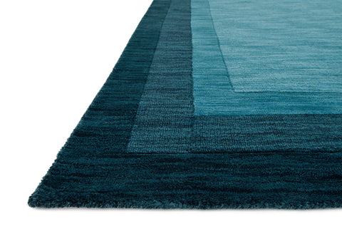 Hamilton Teal 9'-3" x 13' Area Rug - HM-01 - 9'-3" x 13'