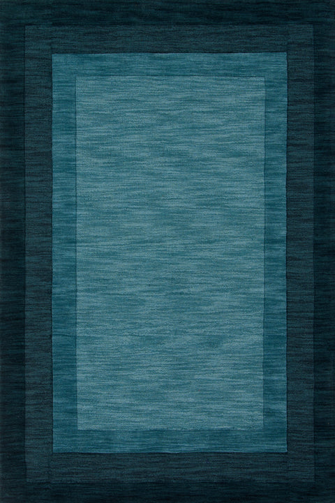 Hamilton Teal 9'-3" x 13' Area Rug - HM-01 - 9'-3" x 13'