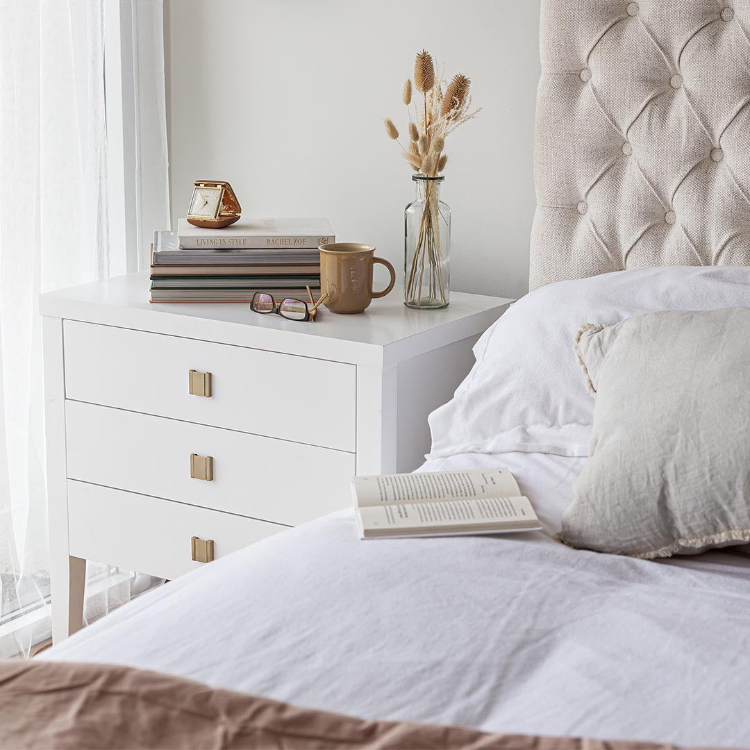 Zara 3 Drawer Nightstand