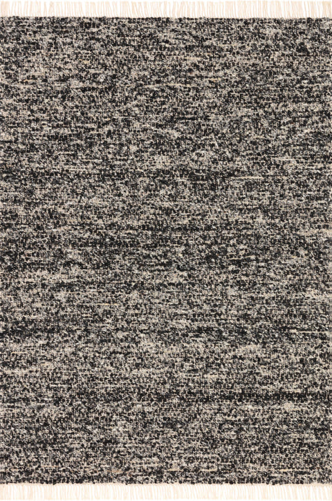 Magnolia Home By Joanna Gaines x Loloi Hayes Onyx / Silver 9'-3" x 13' Area Rug - HAY-01 - 9'-3" x 13'