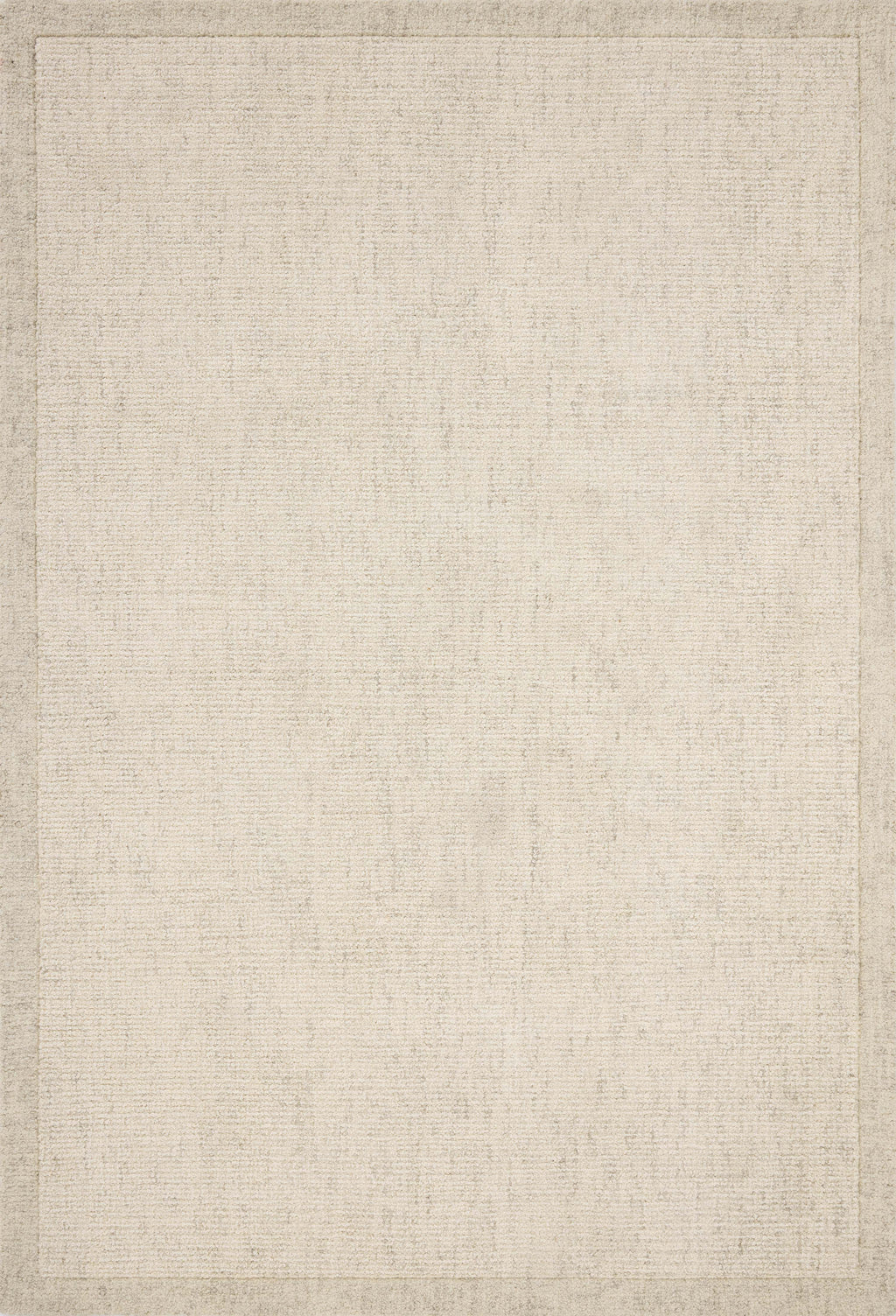 Magnolia Home by Joanna Gaines x Loloi Henley Ivory / Smoke 9'-3" x 13' Area Rug - HNY-01 - 9'-3" x 13'