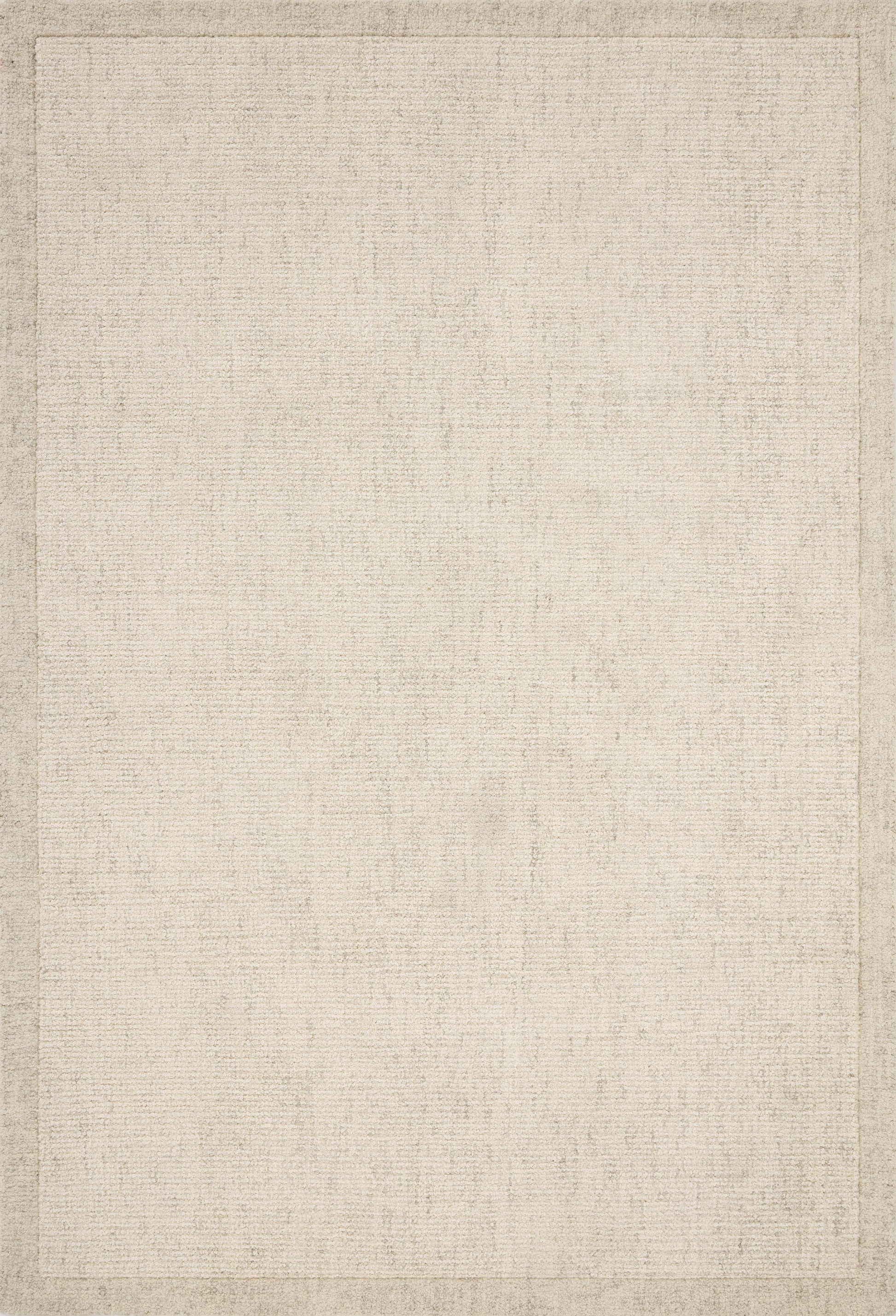 Magnolia Home by Joanna Gaines x Loloi Henley Ivory / Smoke 9'-3" x 13' Area Rug - HNY-01 - 9'-3" x 13'