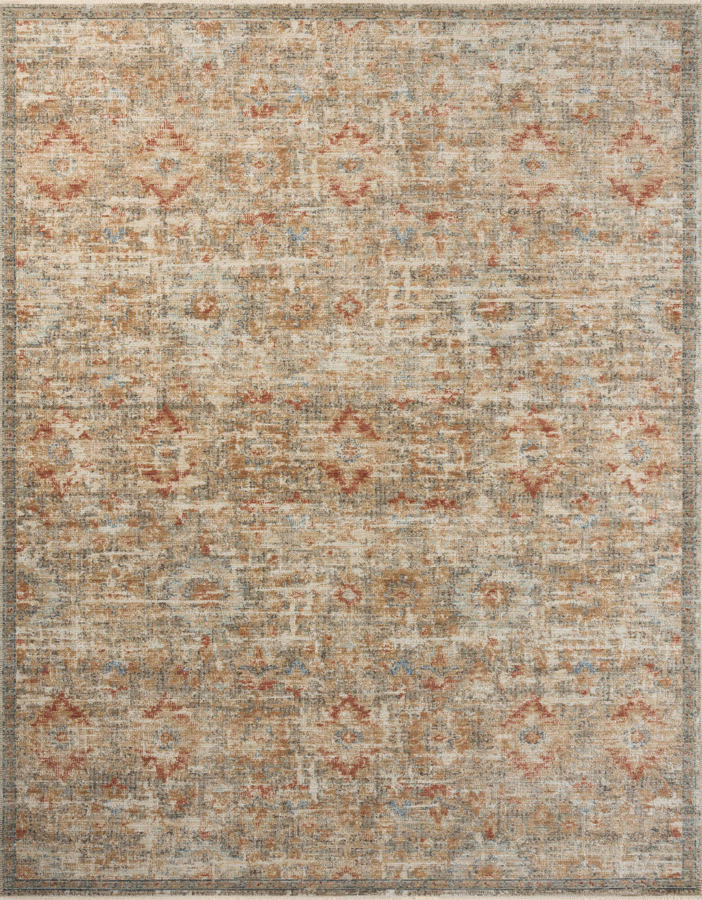Heritage Grey / Sunset 15'-0" x 15'-0" Square Area Rug - HER-10 - 15'-0" x 15'-0" Square