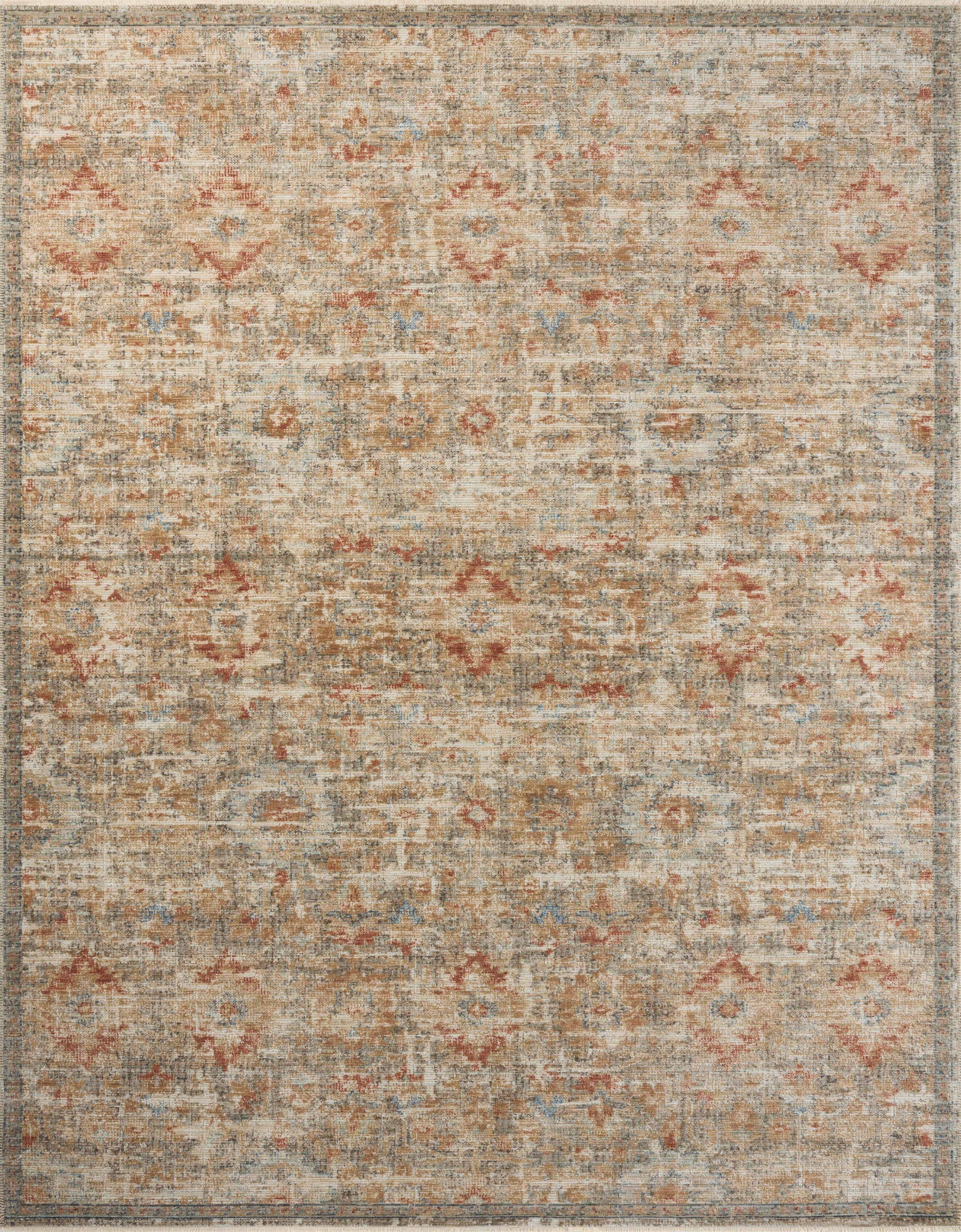 Heritage Grey / Sunset 15'-0" x 15'-0" Square Area Rug - HER-10 - 15'-0" x 15'-0" Square