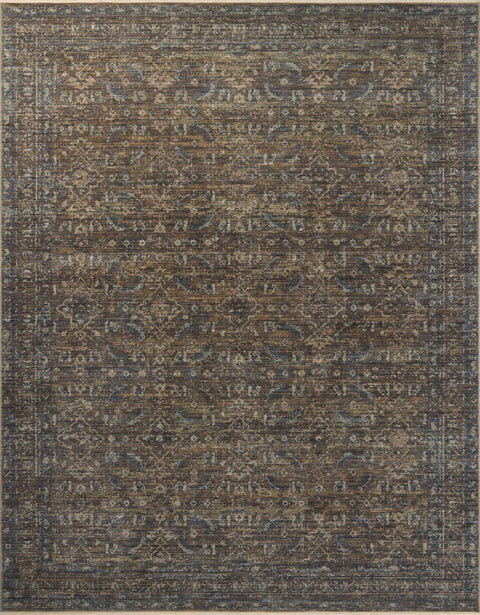 Heritage Lagoon / Tobacco 15'-0" x 15'-0" Square Area Rug - HER-14 - 15'-0" x 15'-0" Square