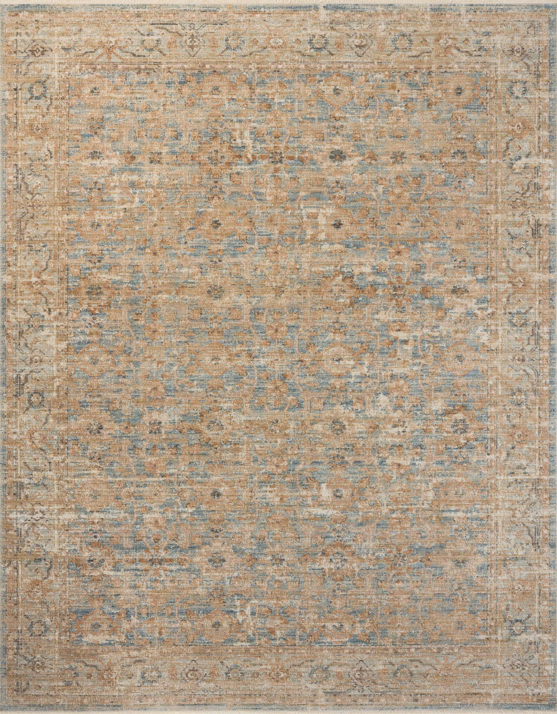 Heritage Ocean / Sand 15'-0" x 15'-0" Square Area Rug - HER-15 - 15'-0" x 15'-0" Square