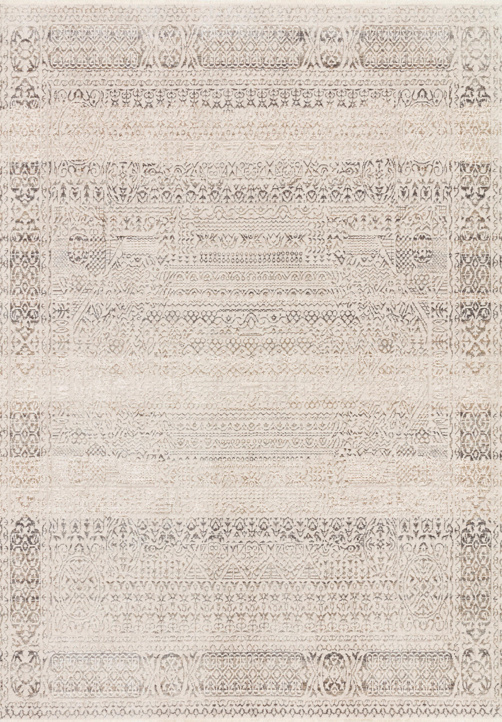 Homage Ivory / Silver 11'-6" x 15'-6" Area Rug - HOM-05 - 11'-6" x 15'-6"