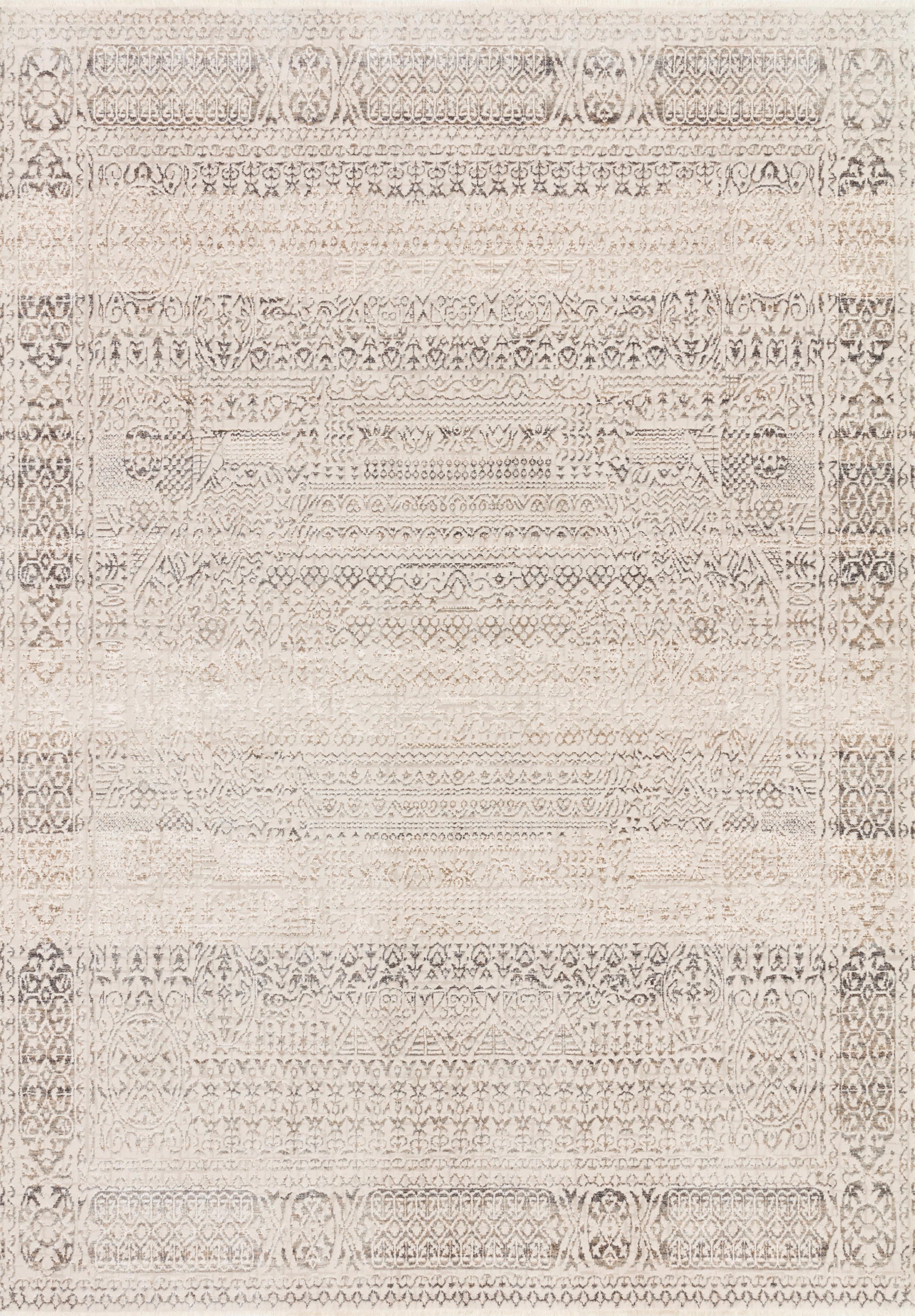 Homage Ivory / Silver 11'-6" x 15'-6" Area Rug - HOM-05 - 11'-6" x 15'-6"