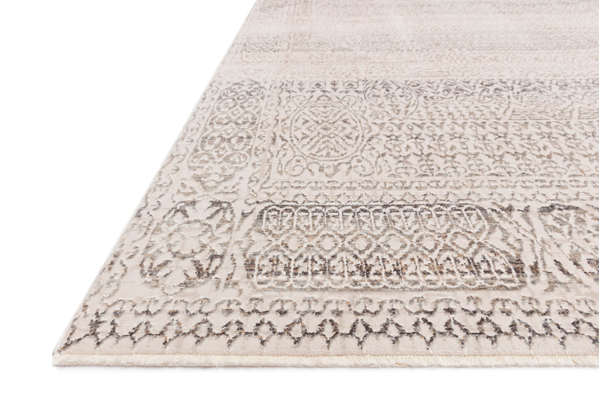 Homage Ivory / Silver 11'-6" x 15'-6" Area Rug - HOM-05 - 11'-6" x 15'-6"
