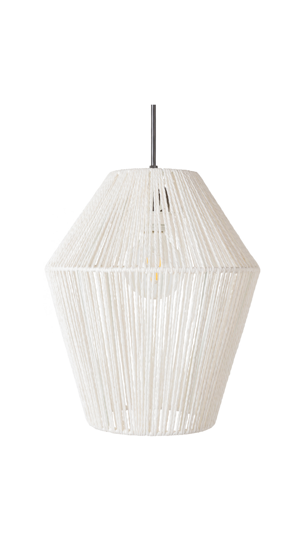 Zephyr Pendant, White