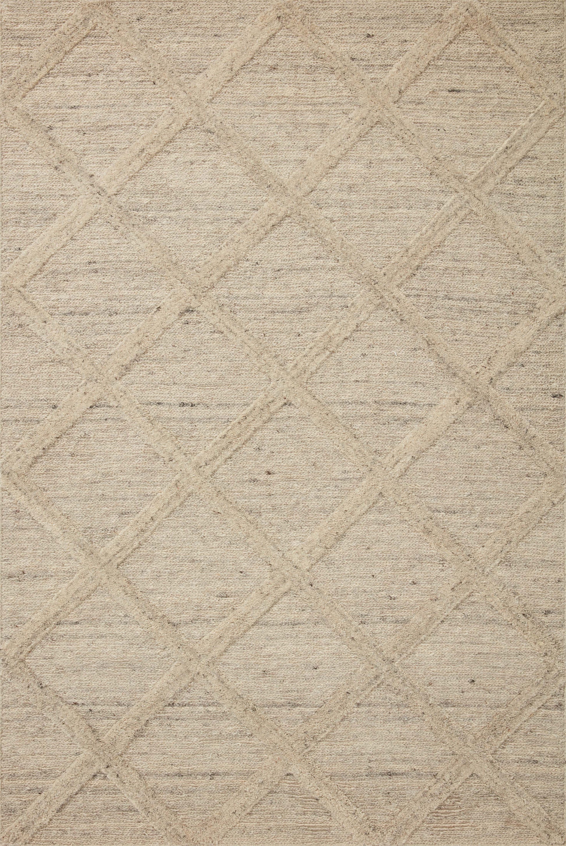 Magnolia Home By Joanna Gaines x Loloi Hunter Oatmeal 11'-6" x 15' Area Rug - HUN-01 - 11'-6" x 15'