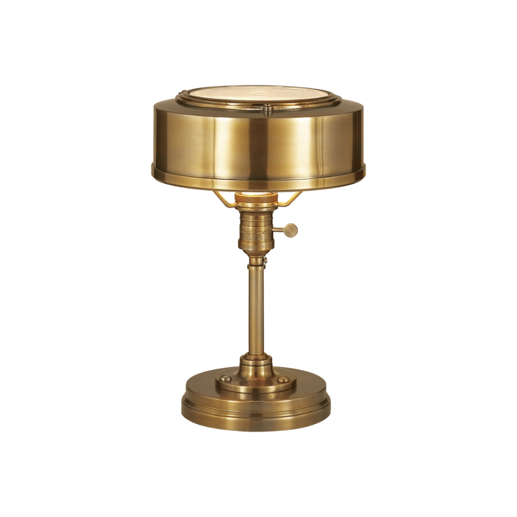 Henley Task Lamp, Aged Brass