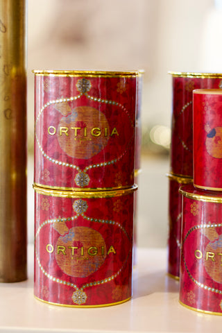 Melograno Decorated Candle