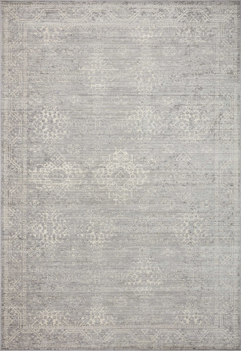 Indra Silver / Ivory 11'-6" x 15'-6" Area Rug - INA-02 - 11'-6" x 15'-6"