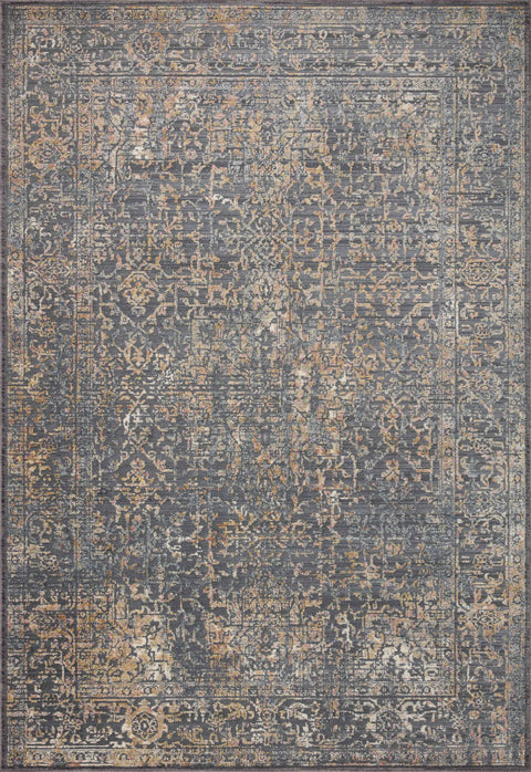 Indra Graphite / Sunset 11'-6" x 15'-6" Area Rug - INA-05 - 11'-6" x 15'-6"