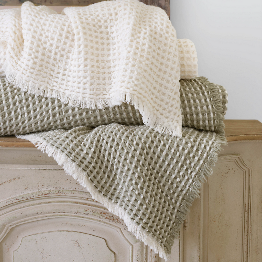 Sophie Waffle Bed Blanket