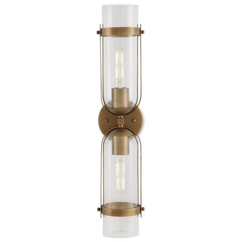 Laurel Brass Wall Sconce