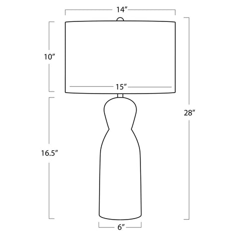 Indie Jade Table Lamp