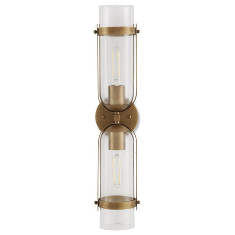 Laurel Brass Wall Sconce