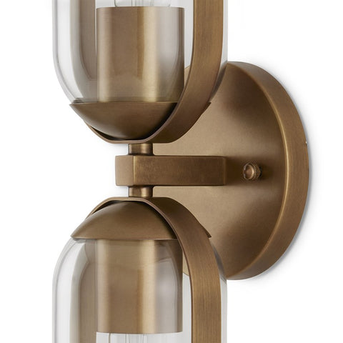 Laurel Brass Wall Sconce