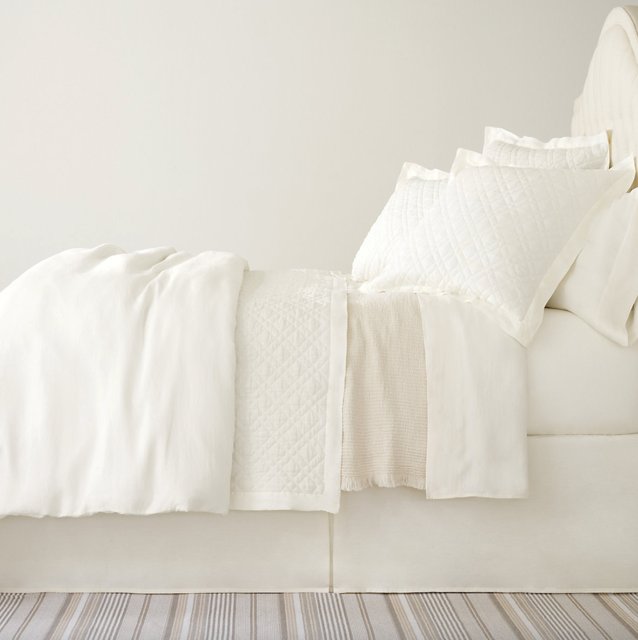 Linen Sheet Set, Ivory