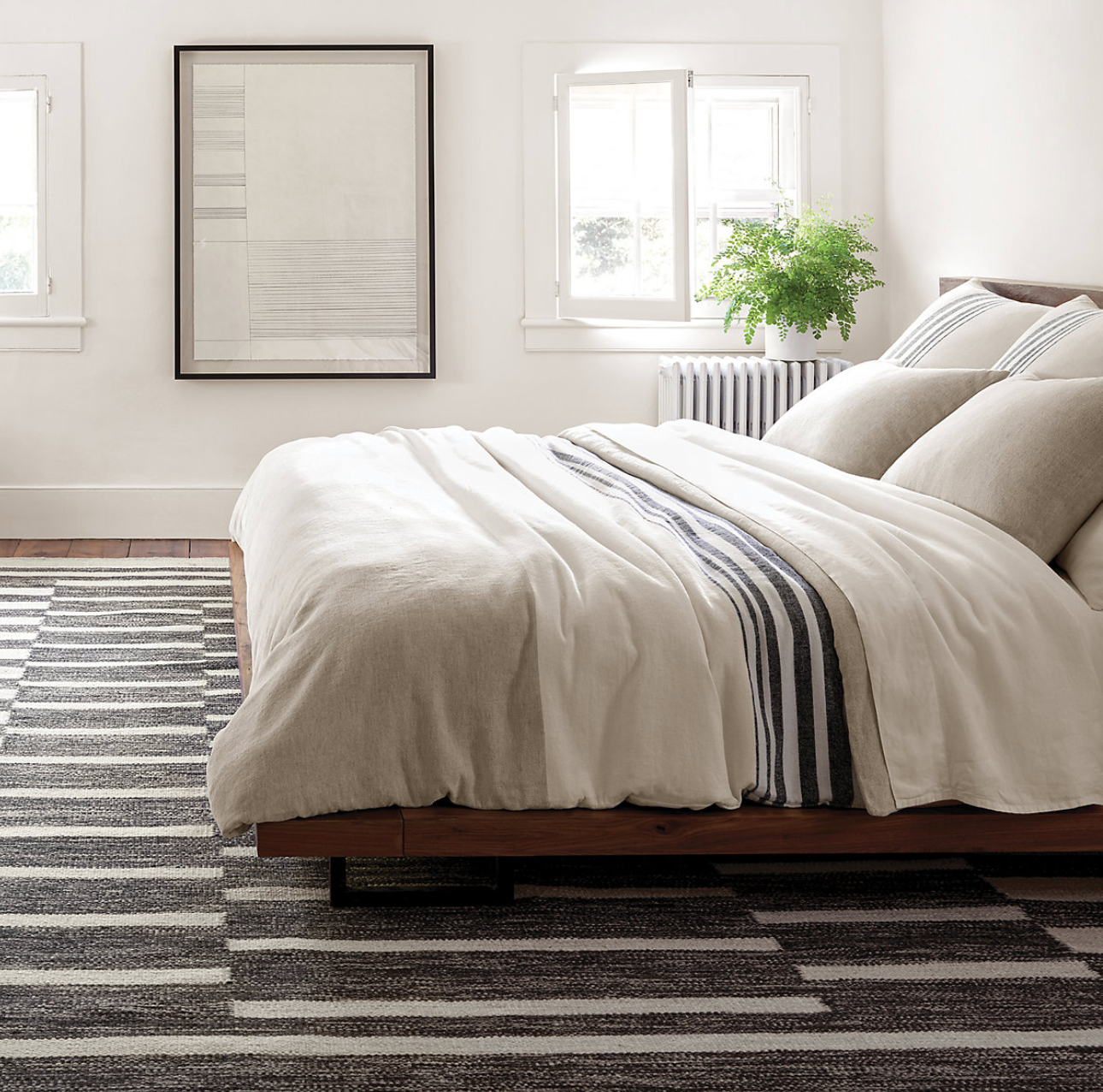 Linen Sheet Set, Ivory