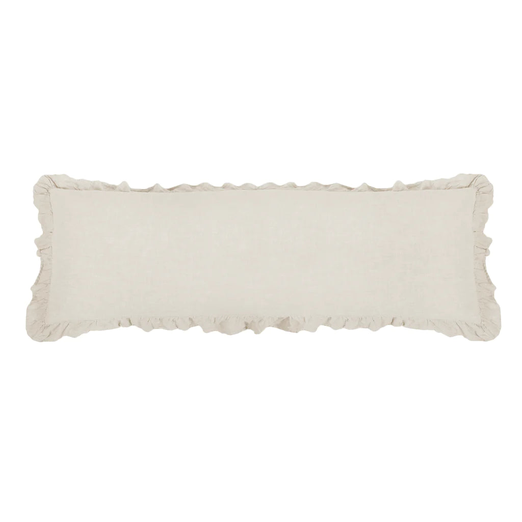 Brigitte Body Pillow, Flax