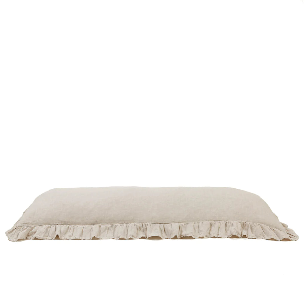 Brigitte Body Pillow, Flax