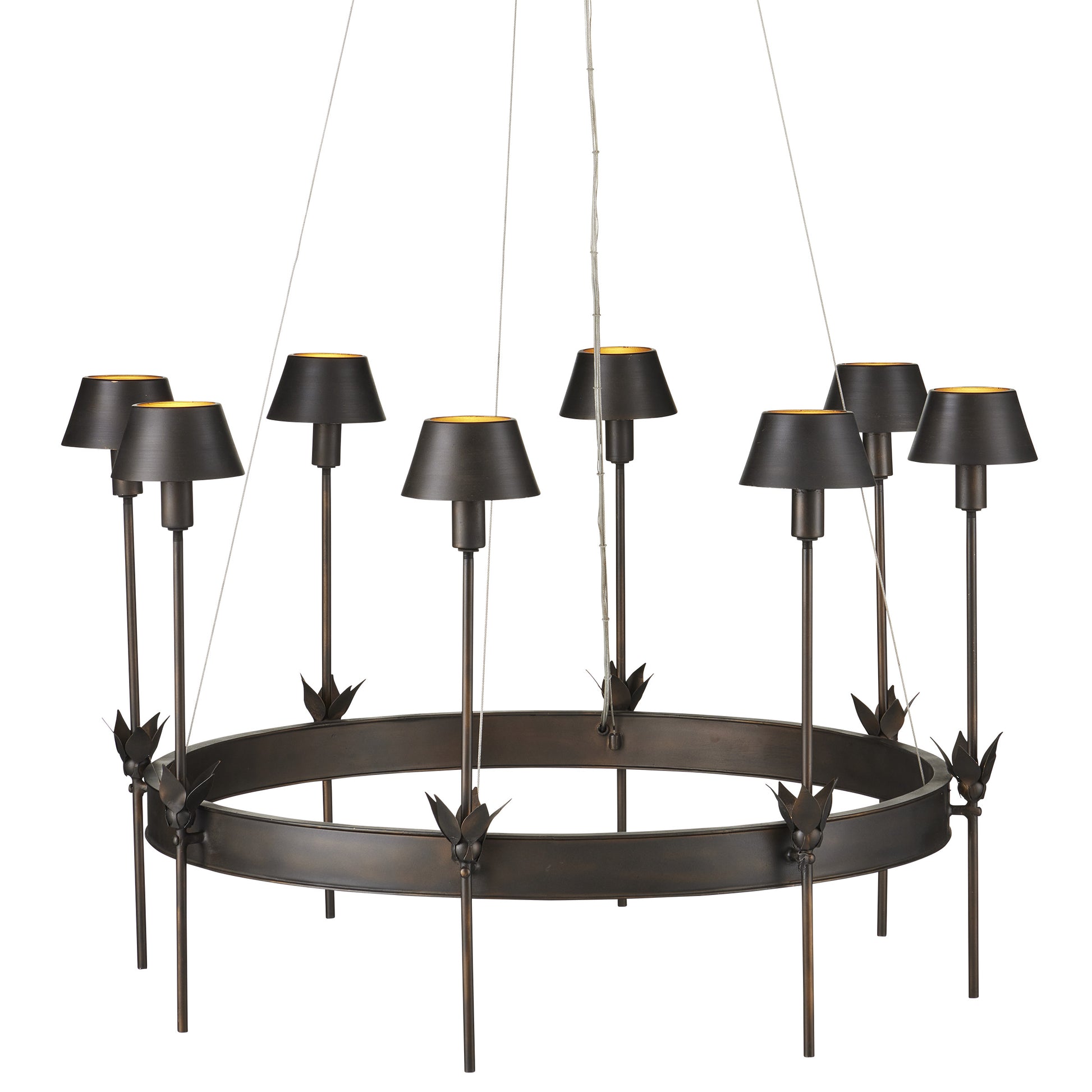Hart Bronze Chandelier