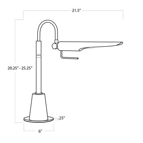 Raven Task Lamp