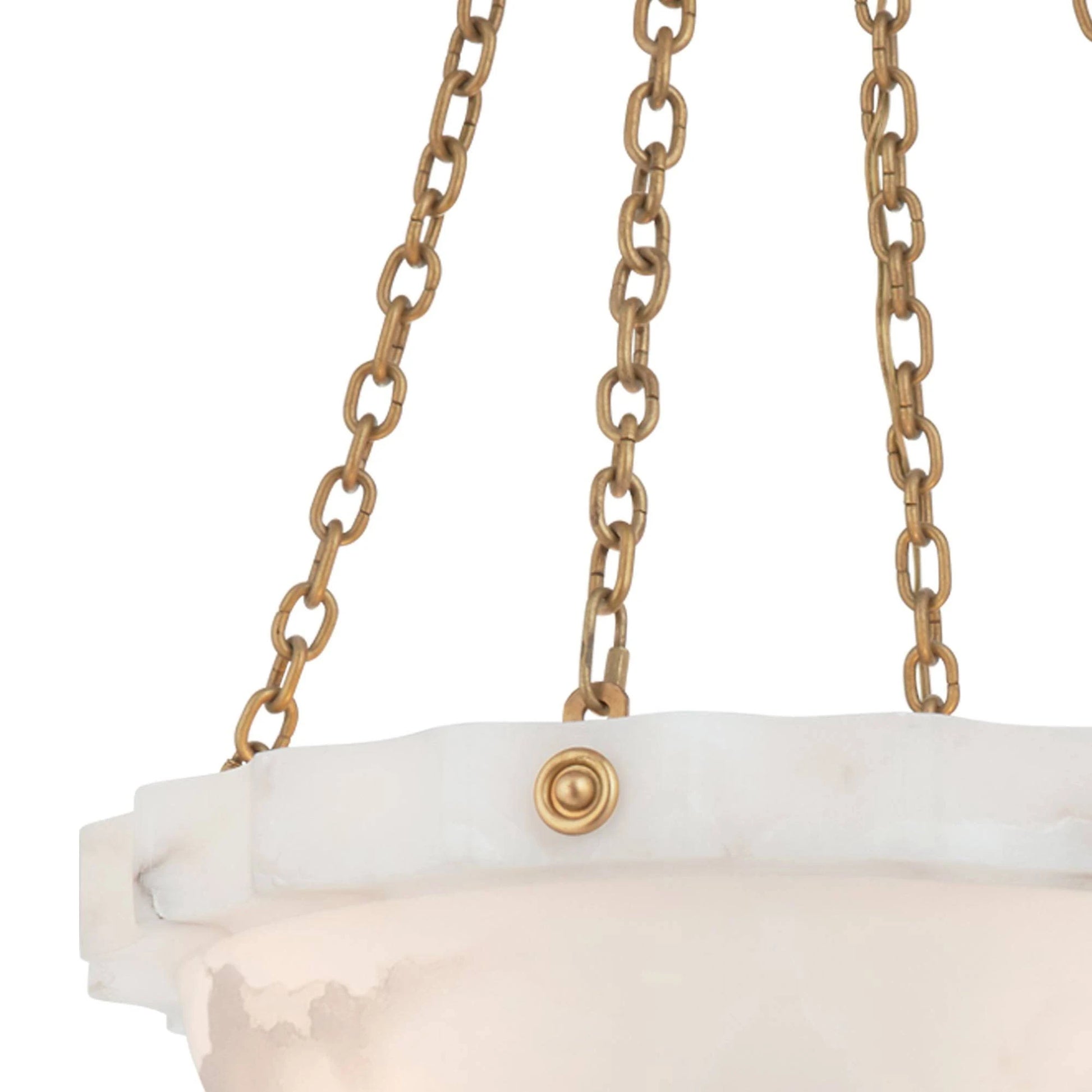 Fluted Band Medium Chandelier