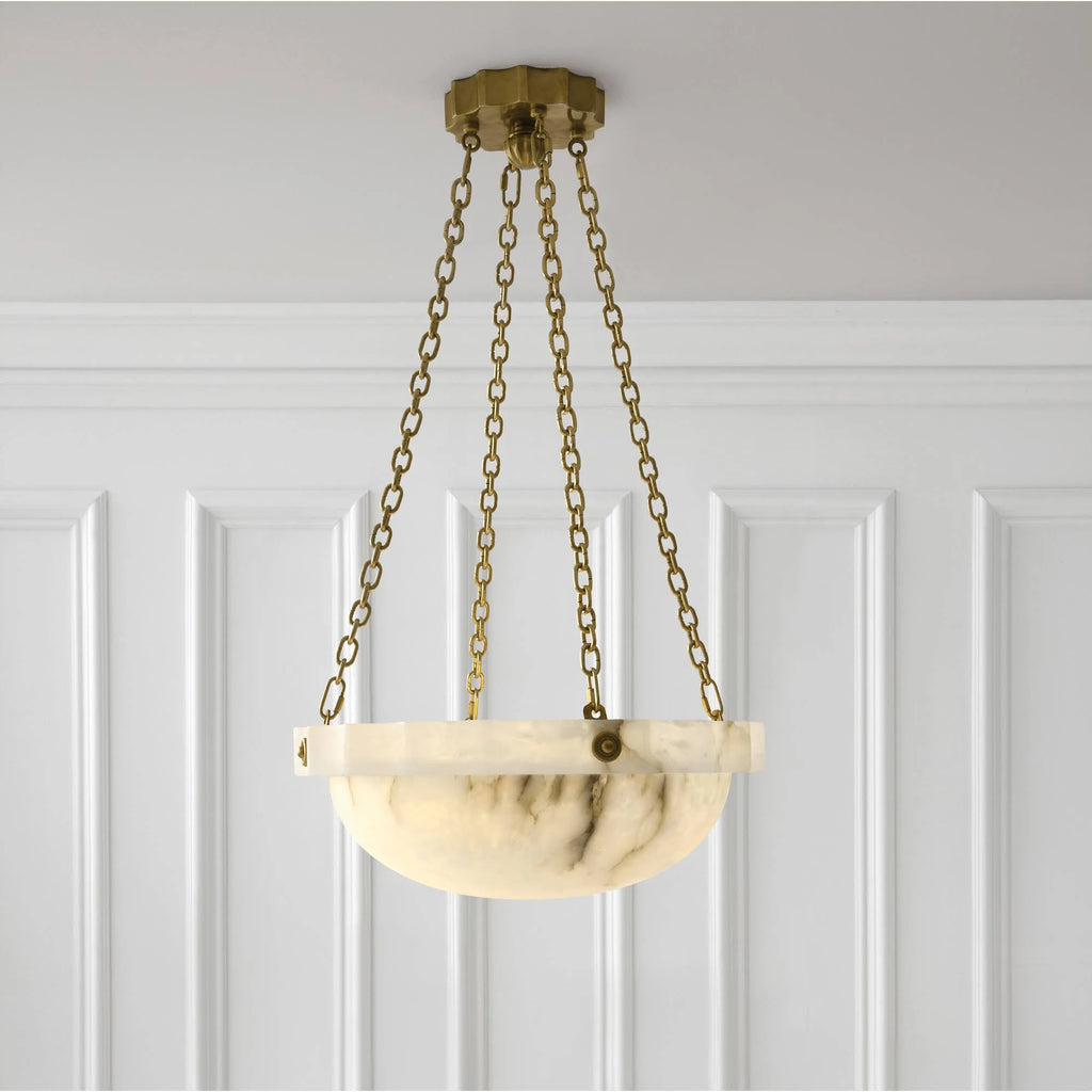 Fluted Band Medium Chandelier
