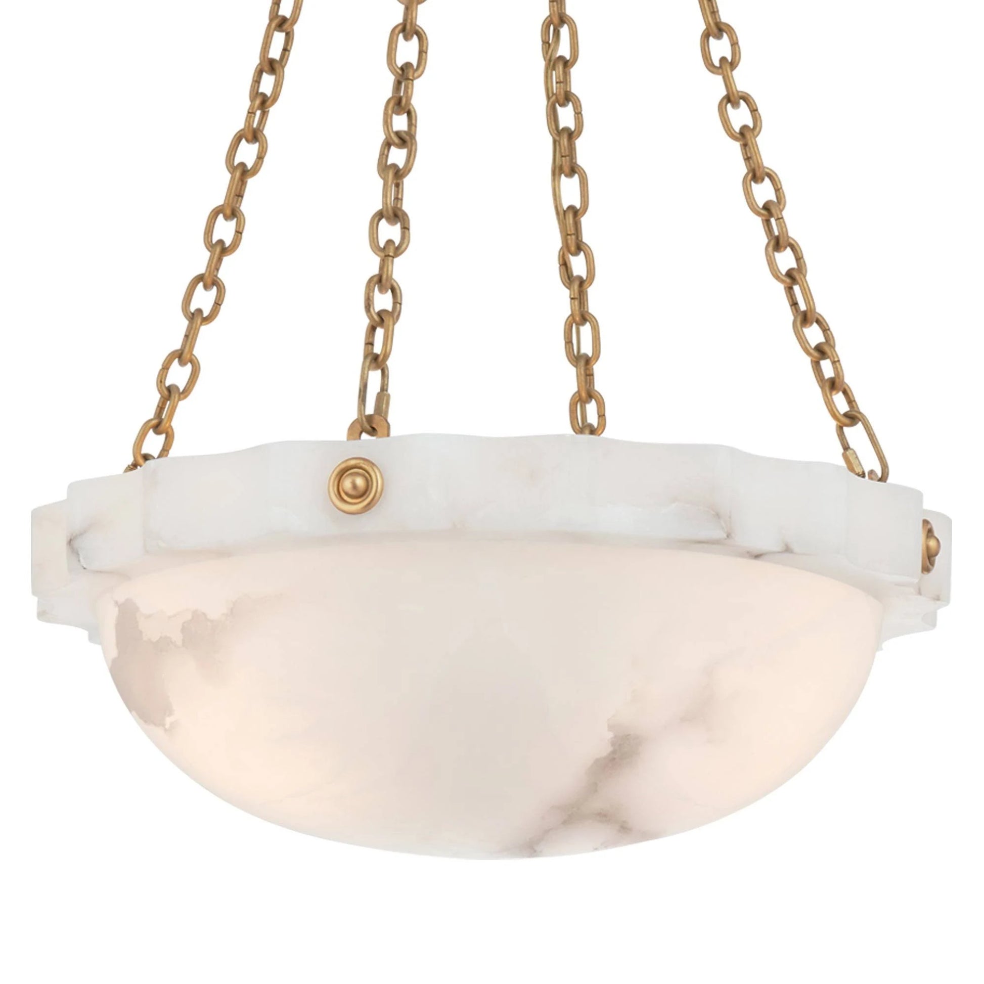 Fluted Band Medium Chandelier