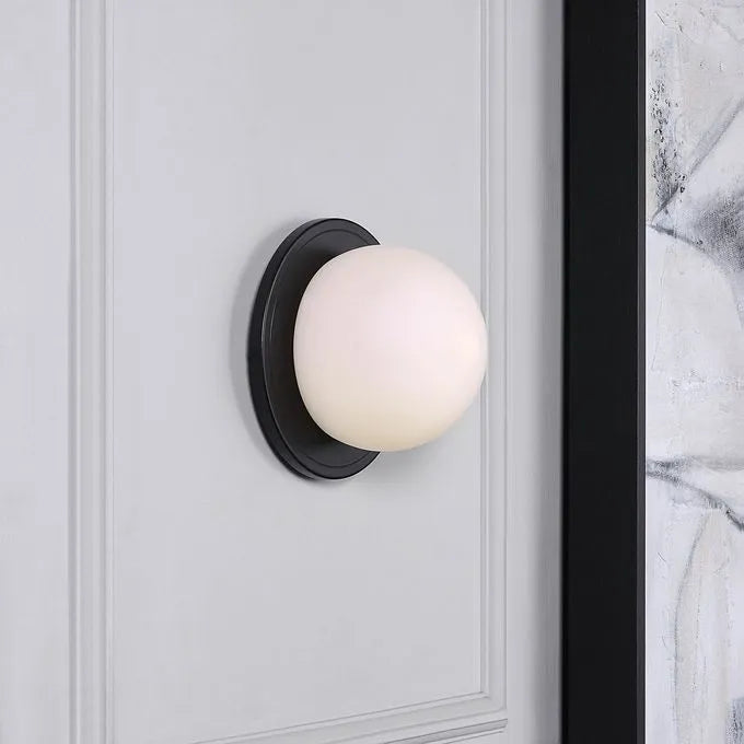 Angus Wall Sconce, Matte Black