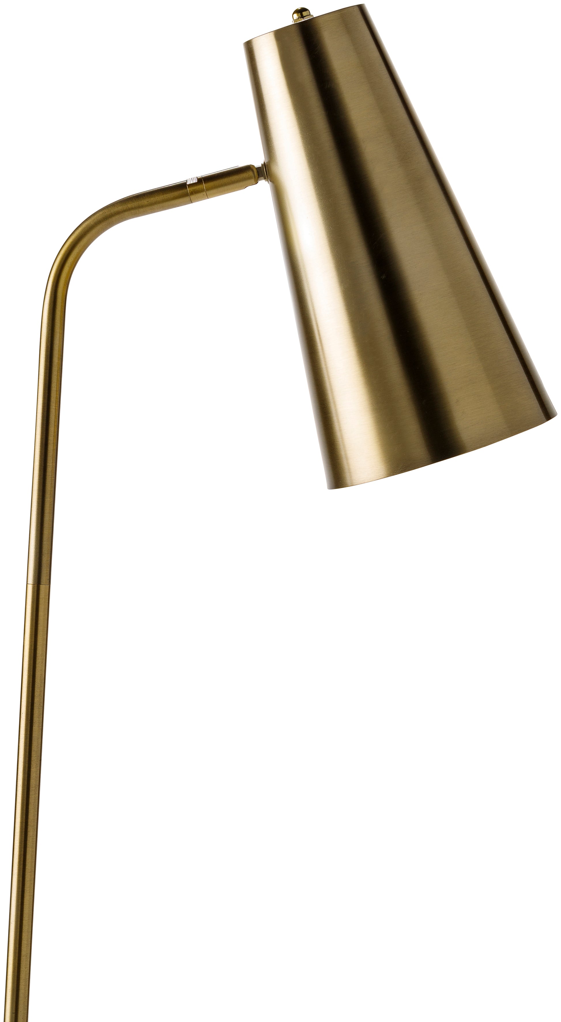 Tanner Floor Lamp, Brass Polished