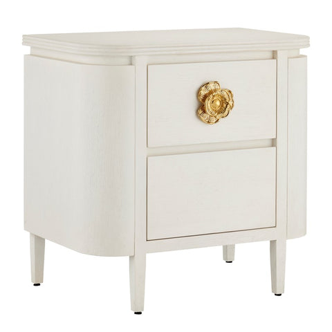 Flora Nightstand, White