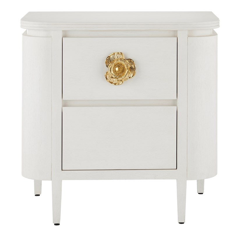 Flora Nightstand, White