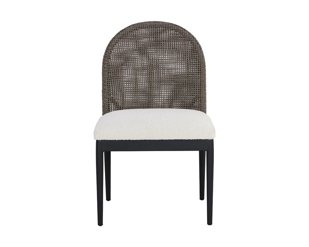 Nova Outdoor Dining Chair, Black