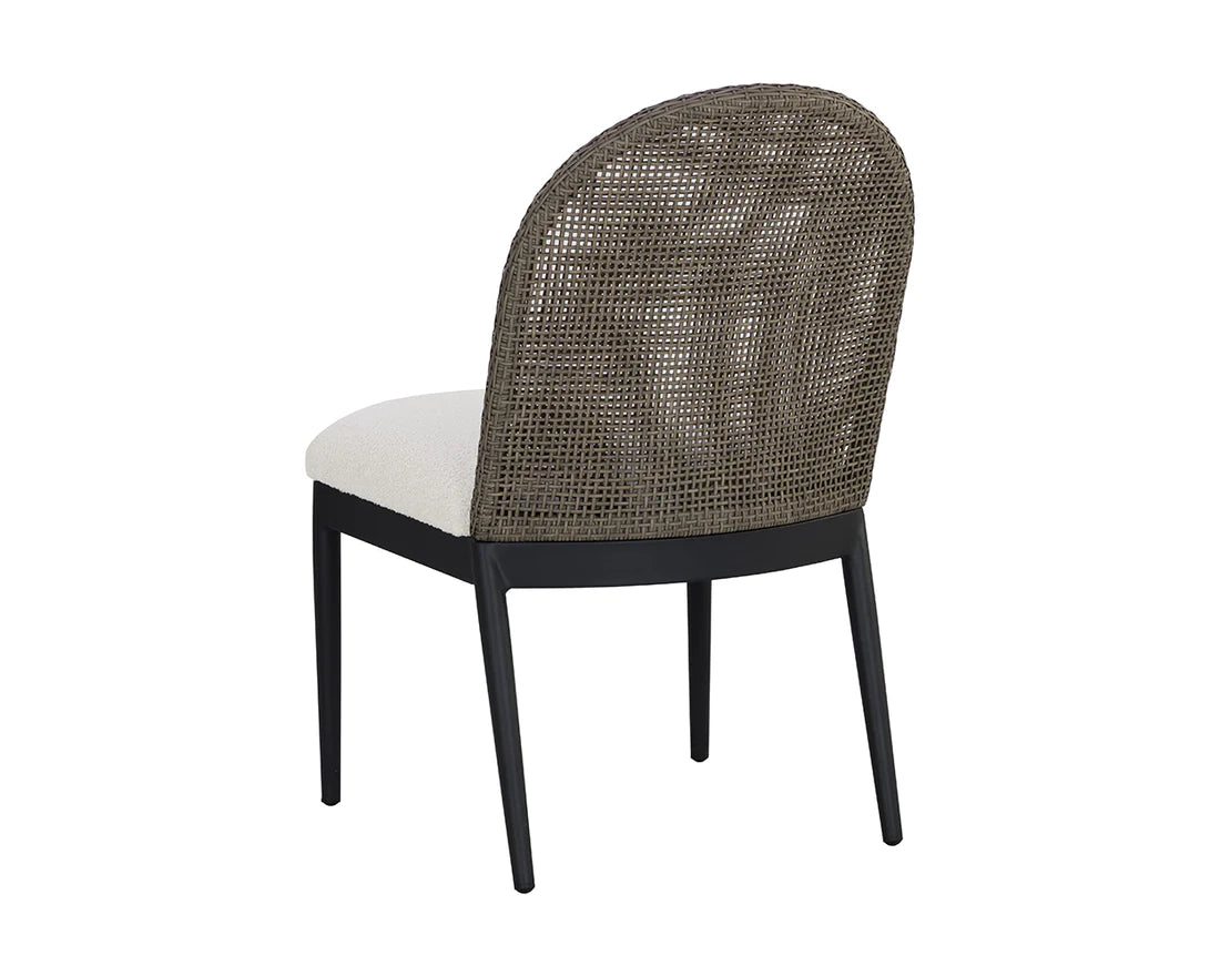 Nova Outdoor Dining Chair, Black