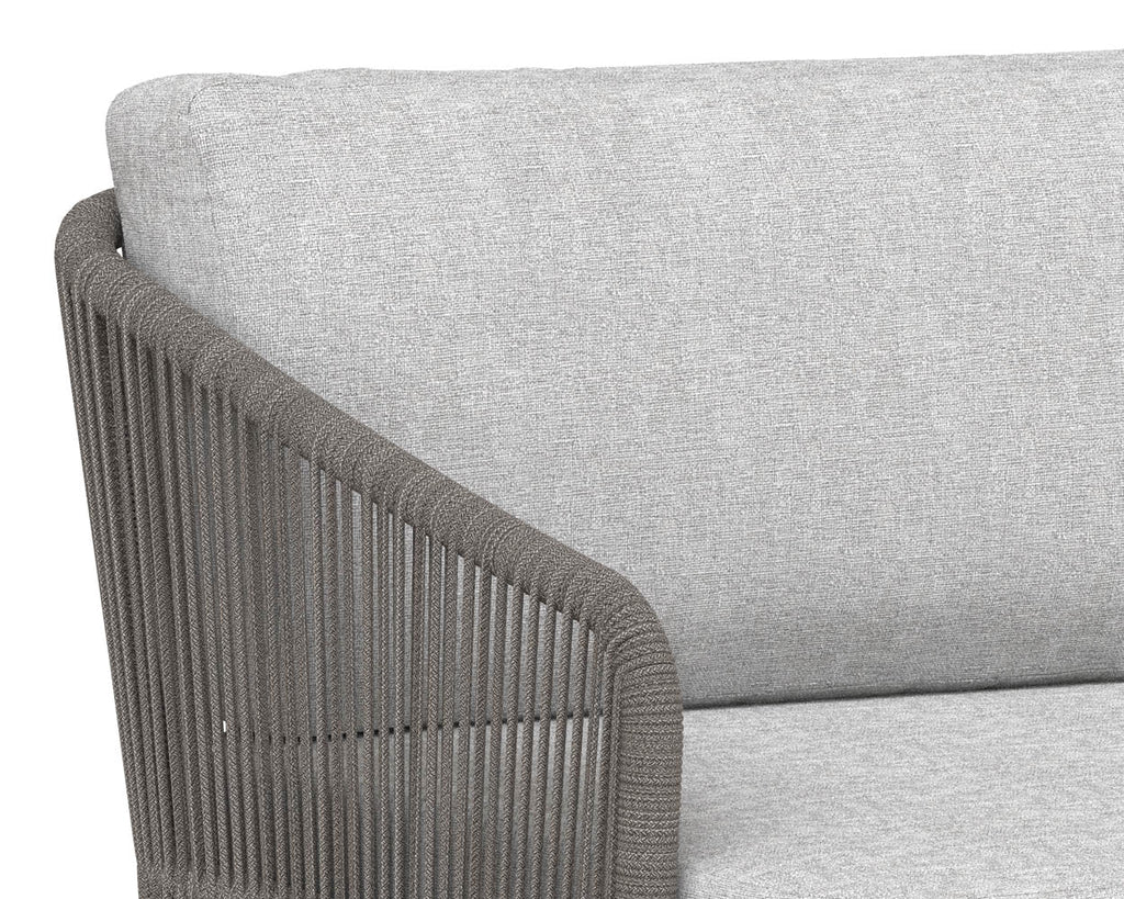 Laylie Outdoor Sofa, Charcoal