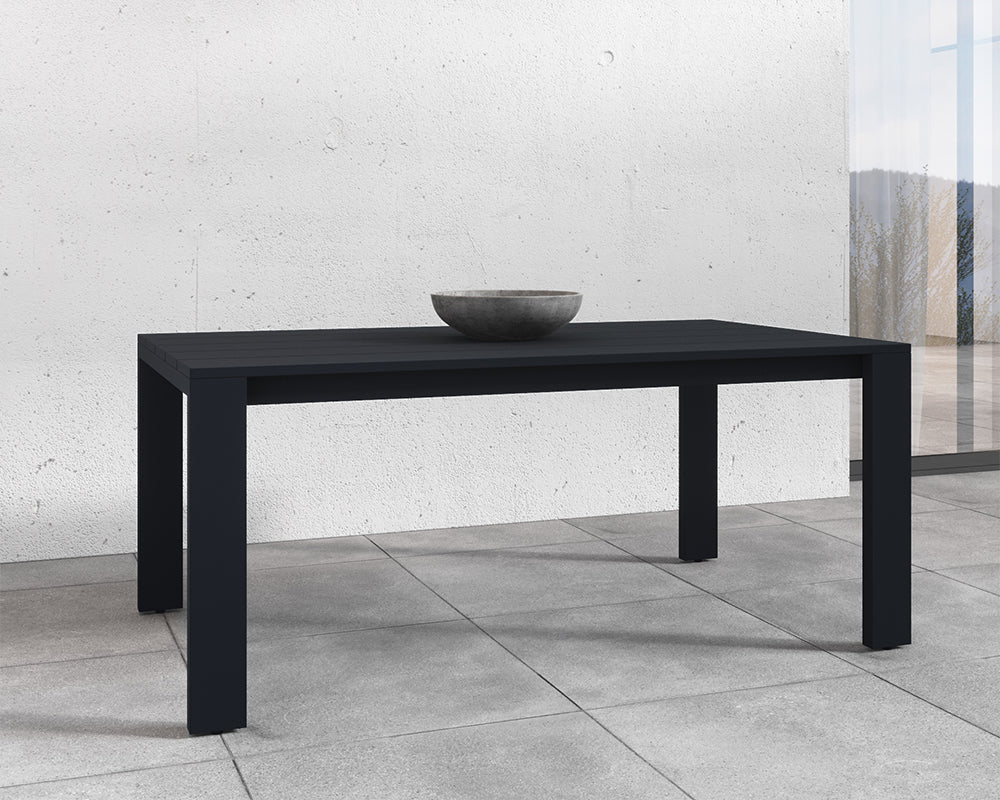 Mateo Dining Table, Black